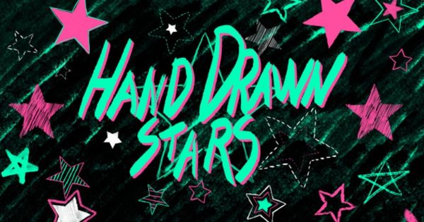 手绘多彩星星卡通动画视频16图库精选AE模板 Hand Drawn Stars