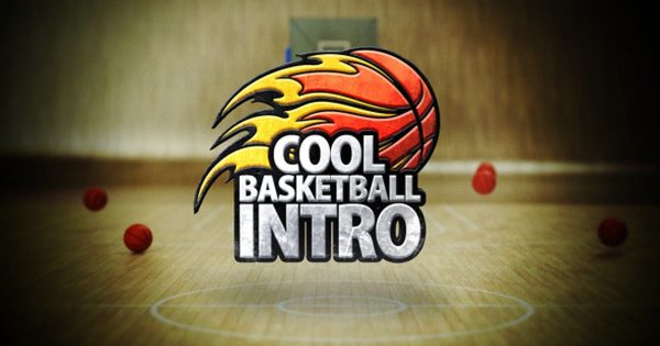 篮球体育竞技直播节目片头16图库精选AE模板 Cool Basketball Intro