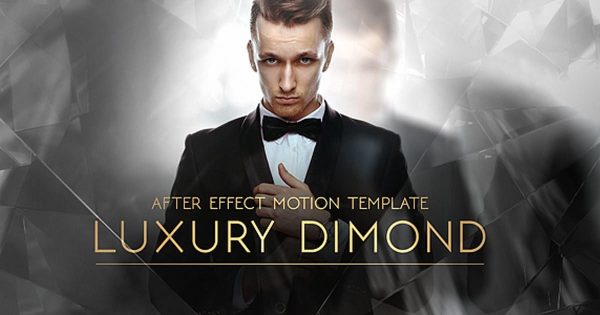 奢侈品牌奢侈品宣传视频开场16设计素材网精选AE模板 Luxury Dimond