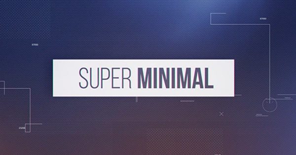 超级极简主义视差幻灯片视频普贤居精选AE模板 Super Minimal