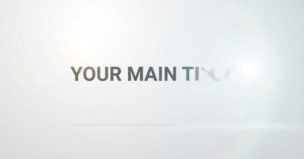 简约企业宣传视频标题字幕16设计素材网精选AE模板 Clean Flip Title