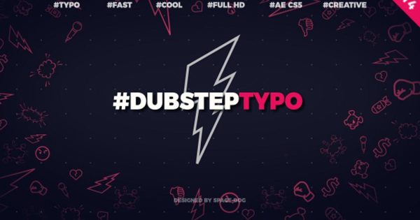伦敦电子乐Dubstep风格开场视频普贤居精选AE模板 Dubstep Typography (opener)