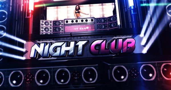 夜总会夜场派对宣传视频亿图网易图库精选AE模板 Night Club Party Promo