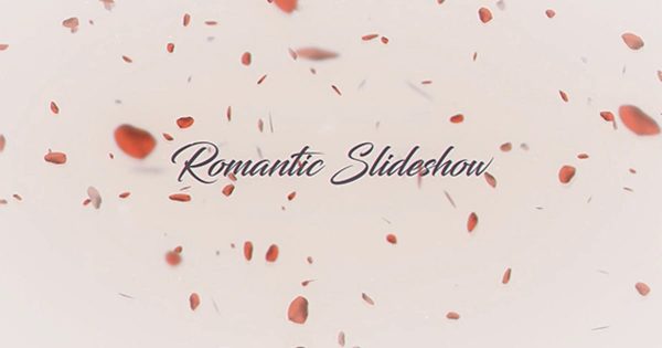 浪漫主题幻灯片视频普贤居精选AE模板 Romantic Slideshow