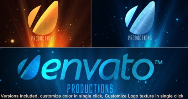 梦幻光线粒子特效logo演示素材天下精选AE模板 Cinematic Rays Logo