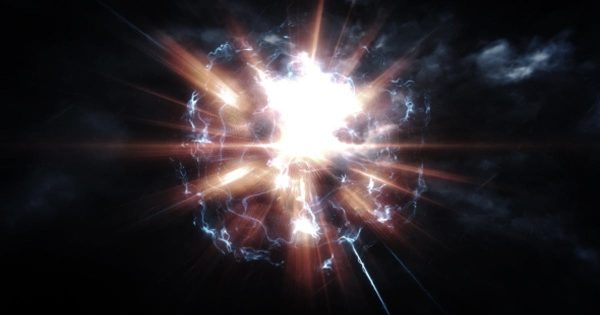 黑暗能量粒子爆炸特效logo演示16设计素材网精选AE模板 Energy Explosion Reveal