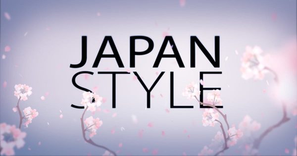 梦幻日本樱花飞舞特效片头亿图网易图库精选AE模板 Japan Style Intro