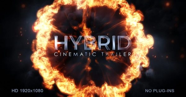 混剪电影预告片特效16图库精选AE模板 Hybrid Cinematic Trailer
