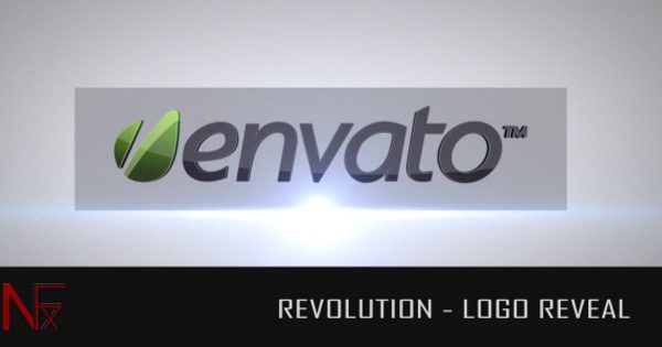 3D简约时尚企业logo演示16图库精选AE模板 Revolution &#8211; Logo Reveal