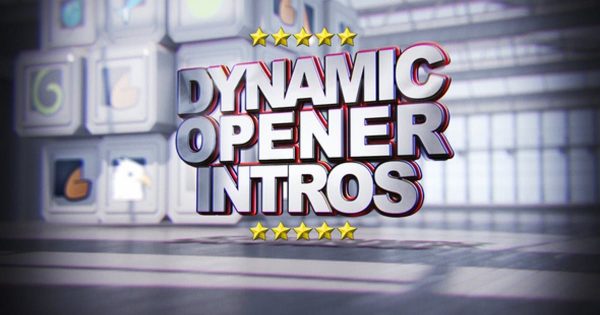 人物专访节目开场16图库精选AE模板 Dynamic Opener/Intro