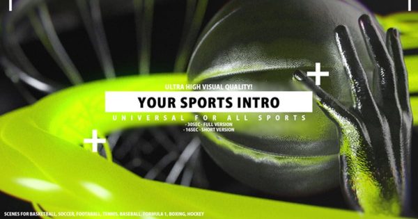 体育竞技节目开场视频特效普贤居精选AE模板 Your Sports Intro