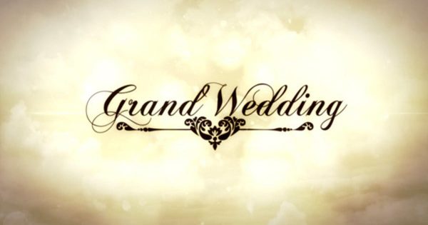 婚礼婚宴回忆录幻灯片视频普贤居精选AE模板 Grand Wedding
