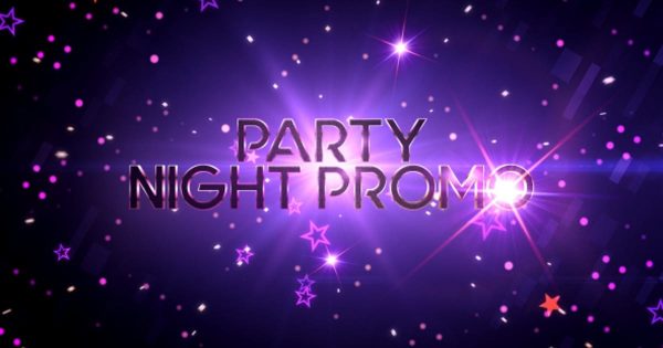星光闪闪动画特效晚会派对开场视频素材天下精选AE模板 Party Night Promo