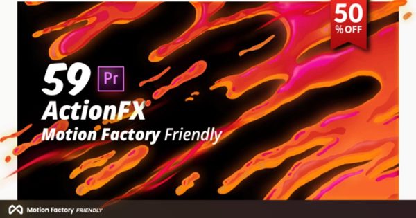 视频火焰特效亿图网易图库精选PR模板 ActionFX | Fire Smoke Water Effects for Premiere Pro