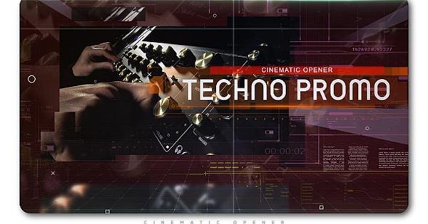 史诗未来科技电影宣传16图库精选AE模板 Technology Cinematic Promo