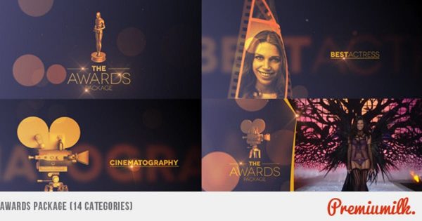 时尚电影/时装秀颁奖视频16设计素材网精选AE模板 Awards Package