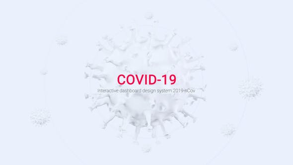 COVID-19冠状病毒渲染动画视频素材天下精选AE模板 Coronavirus COVID-19