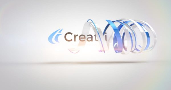动态旋转丝带特效Logo演示素材中国精选AE模板 3D Streak Logo 2