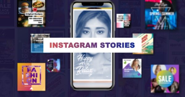 Instagram社交故事“你好色”视频亿图网易图库精选AE模板 Stylish Insta Stories