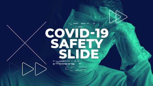 COVID-19新冠状病毒预防科普节目片头AE视频模板 Covid-19 / Safety Slide