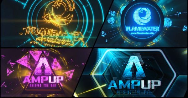 音乐DJ夜店开场视频/Logo演示AE视频 Abstract Dubstep Logo Reveal