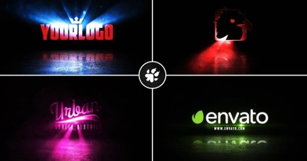 电影制片公司Logo光线特效演示16设计素材网精选AE模板 Cinematic Light Rays Logo v2