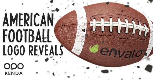 美式足球动画特效Logo演示普贤居精选AE模板 American Football Logo Reveals
