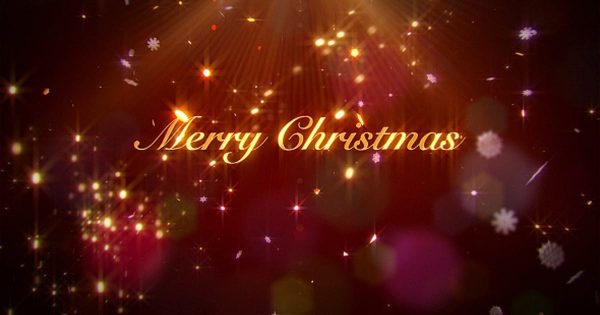 魔法粒子圣诞主题视频亿图网易图库精选AE模板 Elegant Christmas Wishes