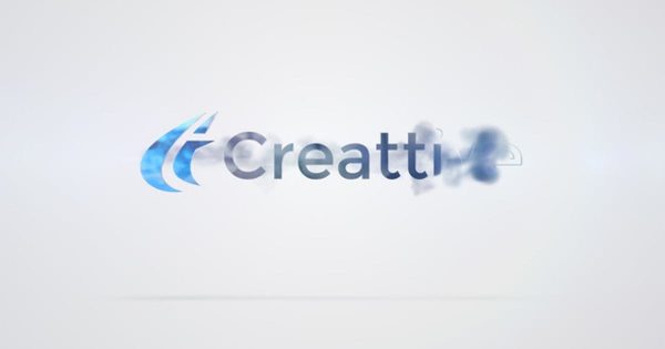 3D简约烟雾特效logo演示素材天下精选AE模板 Clean Wisp Logo