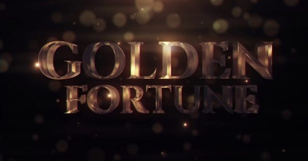 黄金财富主题动画特效字幕&amp;Logo演示亿图网易图库精选AE模板 Golden Fortune