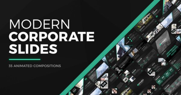 企业宣传视频片头制作16图库精选AE模板 Big Corporate Business Opener