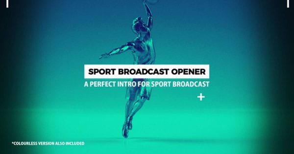 体育运动节目片头亿图网易图库精选AE模板 Sport Broadcast Opener