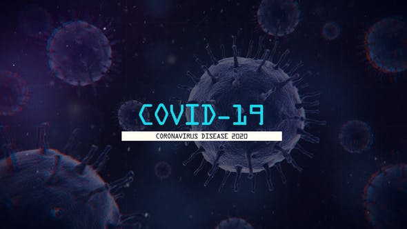 COVID-19新型冠状病毒主题视频16素材精选AE模板素材 Coronavirus COVID19 Slideshow
