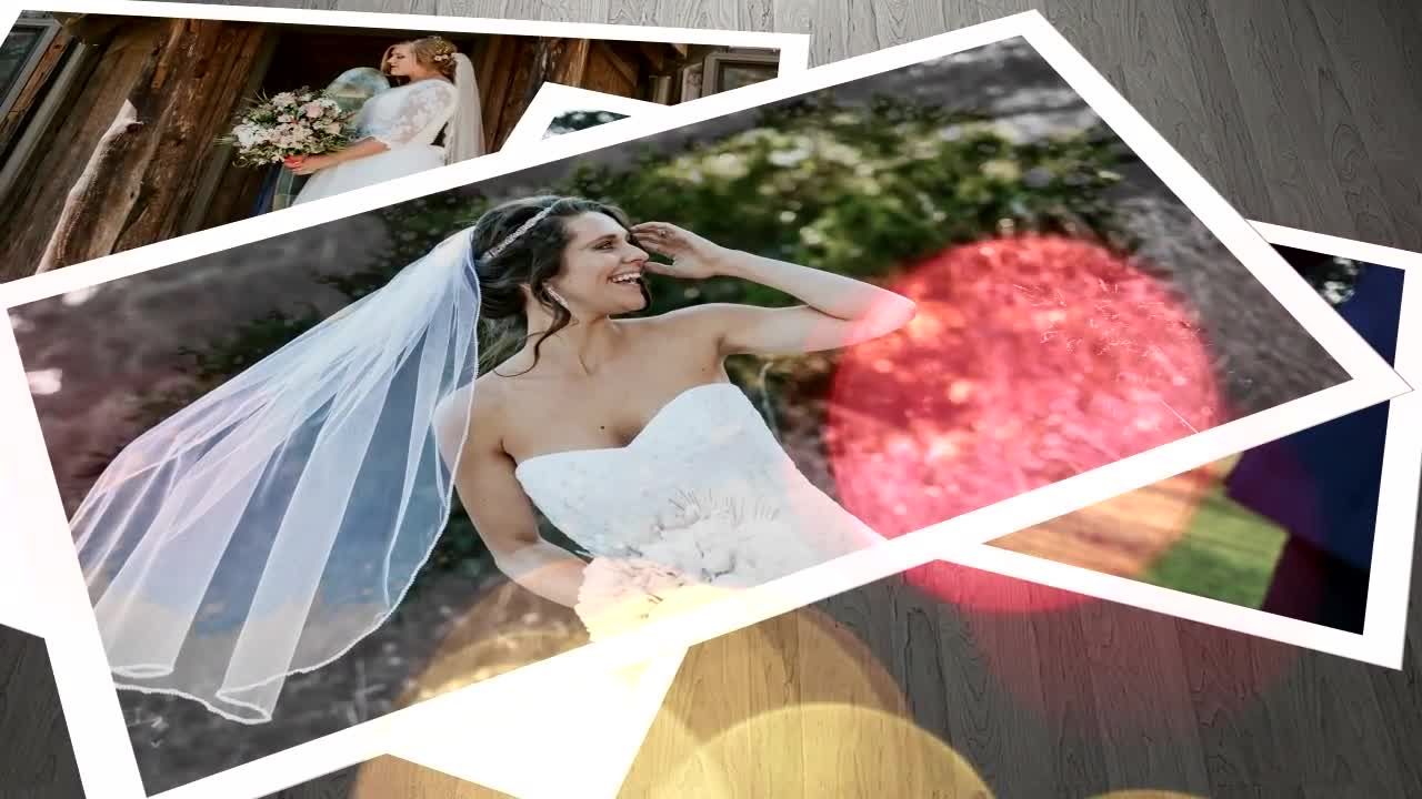 婚礼浪漫时刻照片显示亿图网易图库精选AE模板