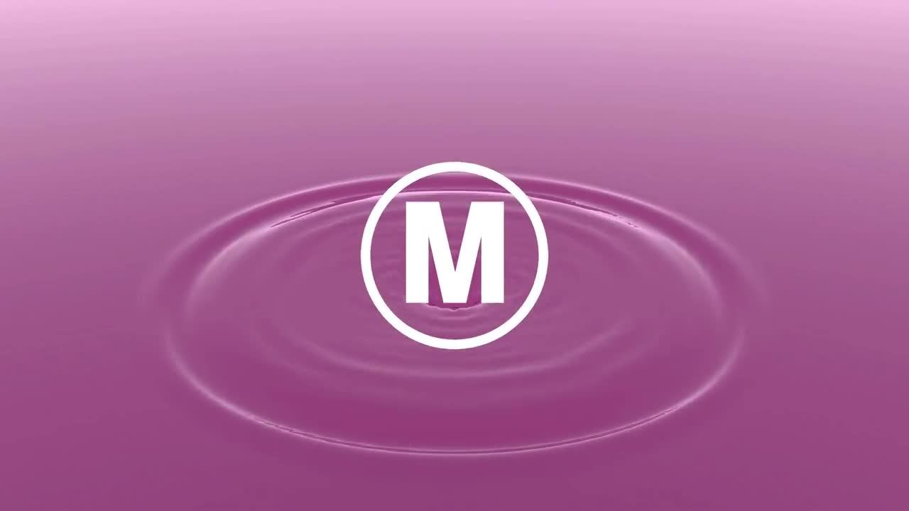 动态水滴logo动画展示16设计素材网精选AE模板