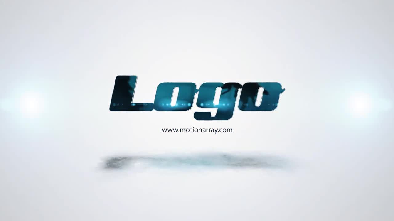 干净优雅的公司广播Logo显示素材中国精选AE模板