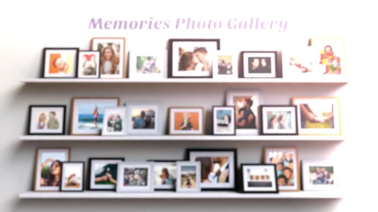 回忆照相馆展示照片16图库精选AE模板