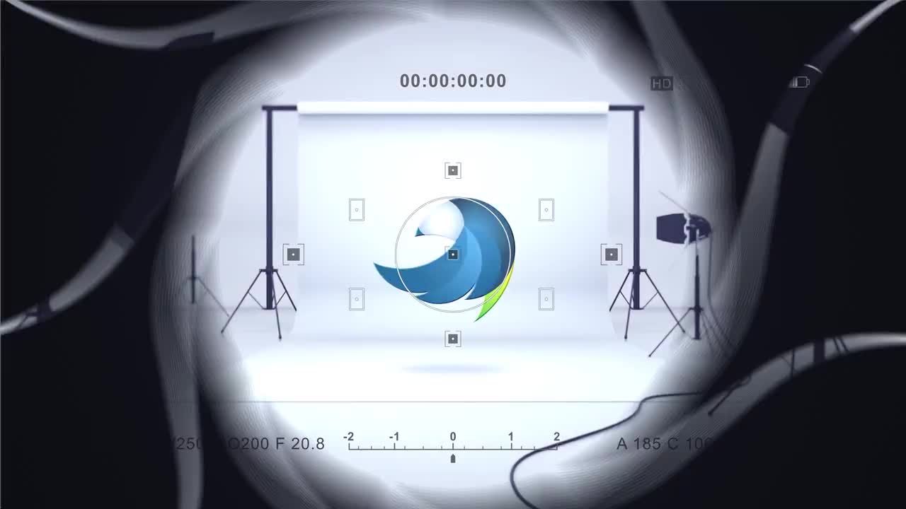 摄影棚logo展示动画16设计素材网精选AE模板