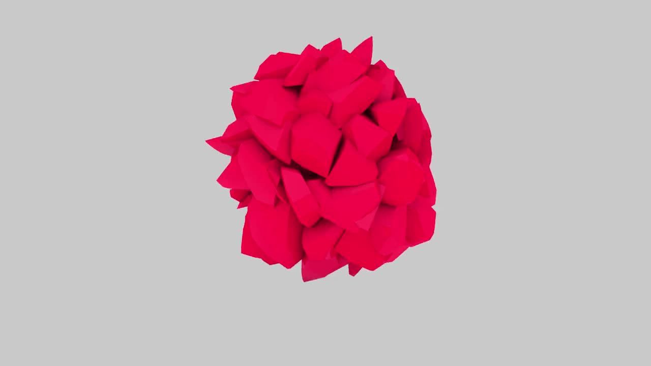 酷炫创意动画的破碎3D球体徽标展示16设计素材网精选AE模板
