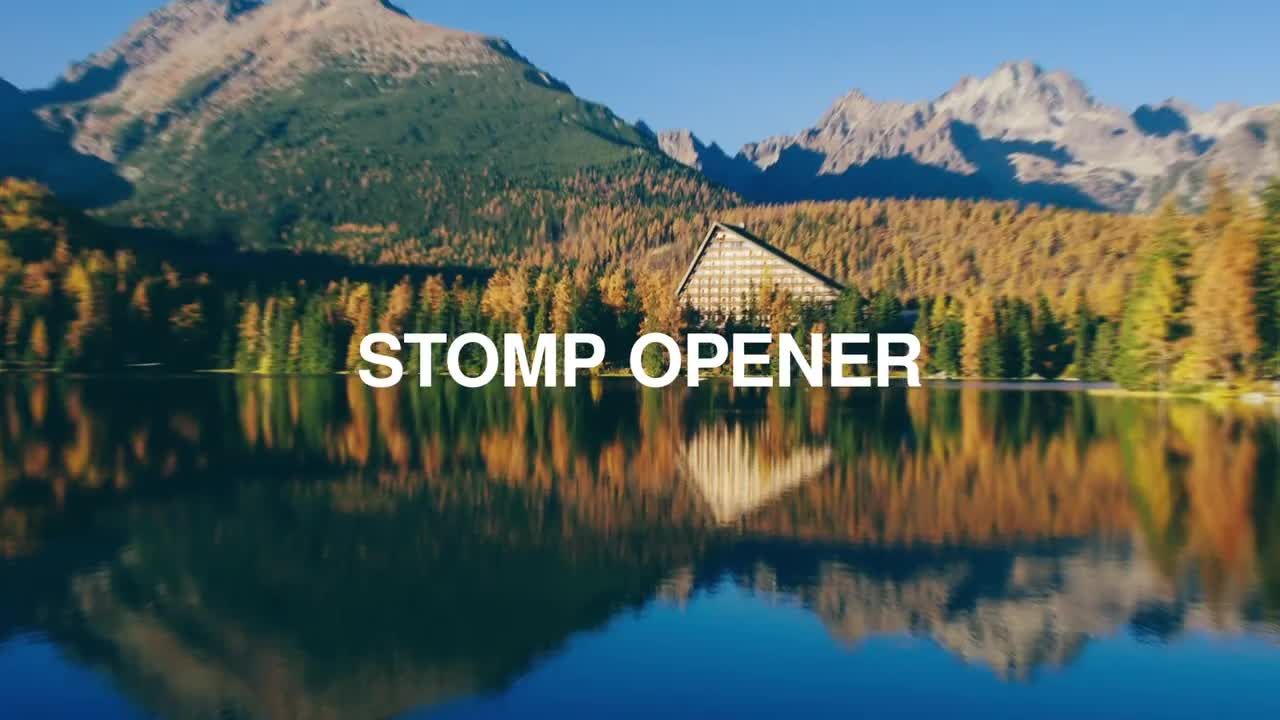 充满能量的旅行度假预告片普贤居精选AE模板Stomp Opener