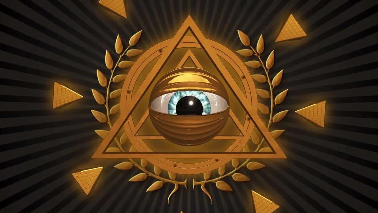 动态动画金字塔恐怖电影片头16素材精选AE模板