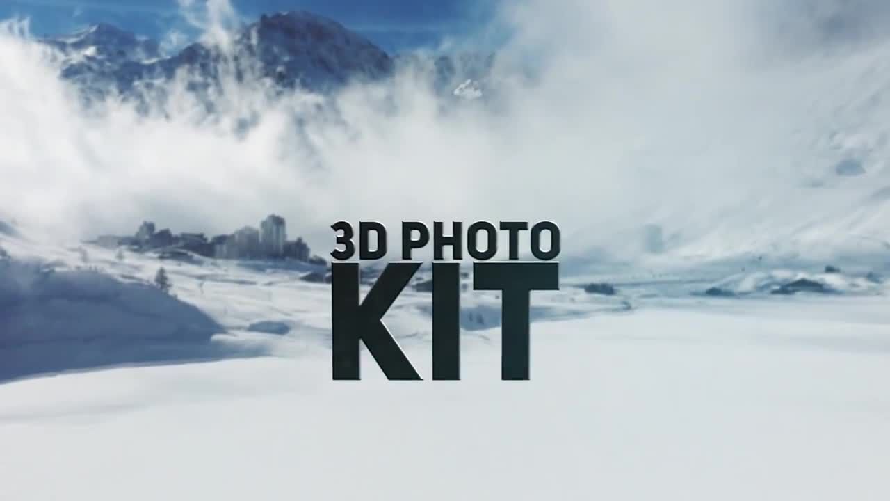 3D照片工具包亿图网易图库精选AE模板