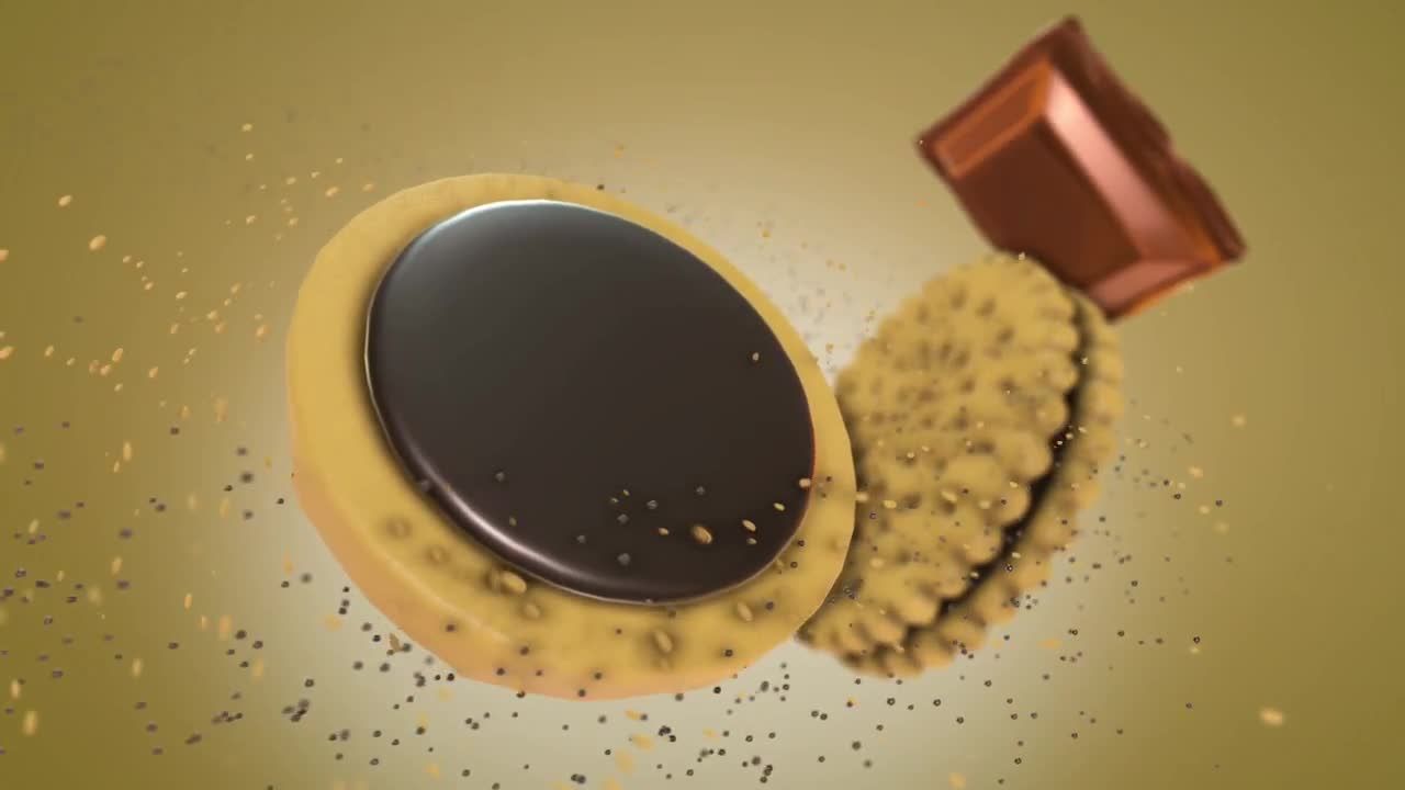 卡通糖果饼干动画logo视频展示普贤居精选AE模板