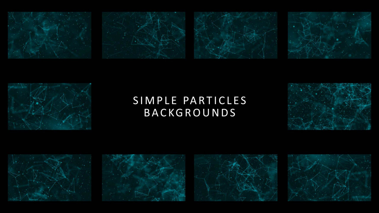简单粒子效果电影标题开场亿图网易图库精选AE模板