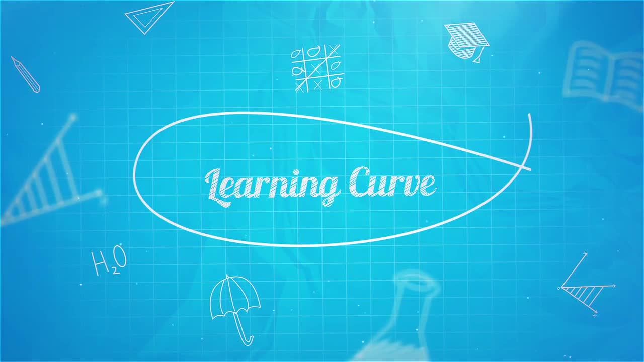 学习曲线动画开场视频16设计素材网精选AE模板