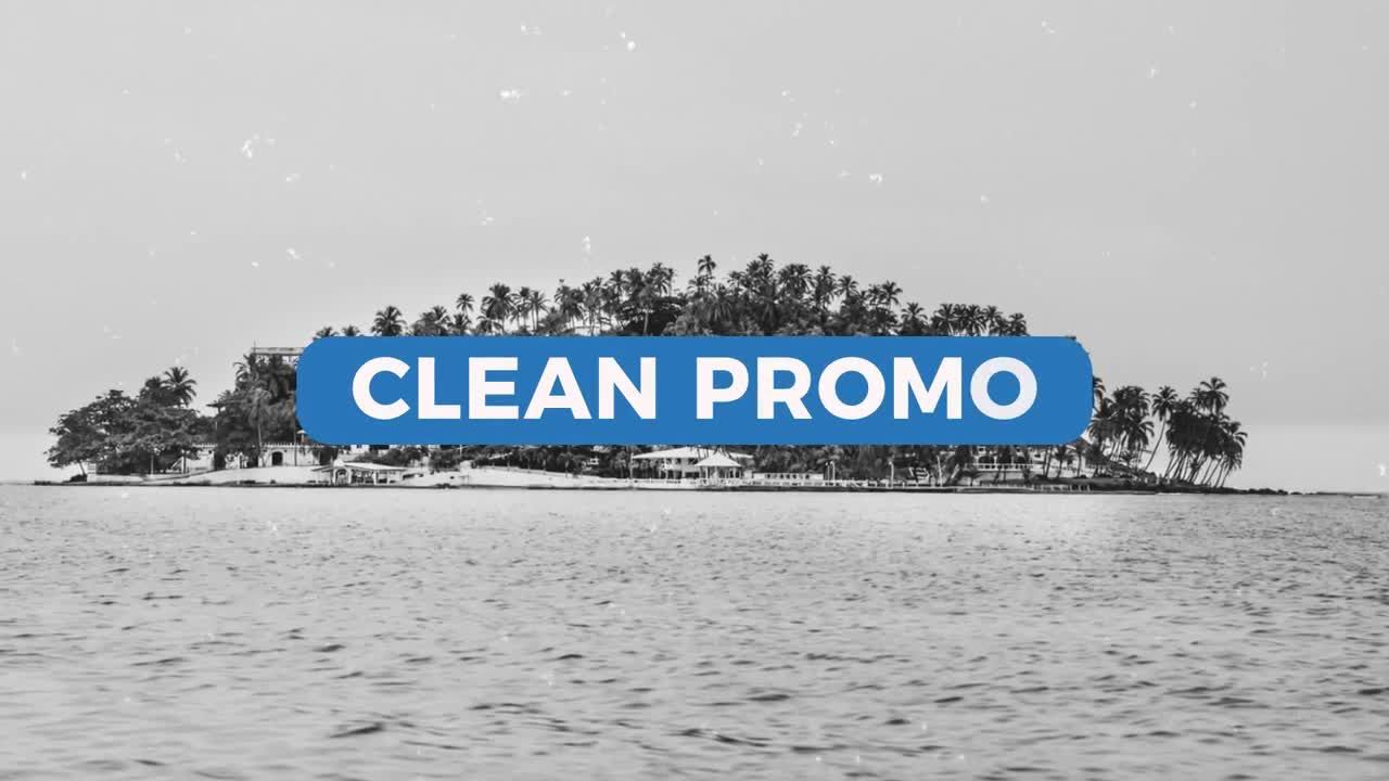 简洁的动画宣传素材天下精选AE模板Clean Promo