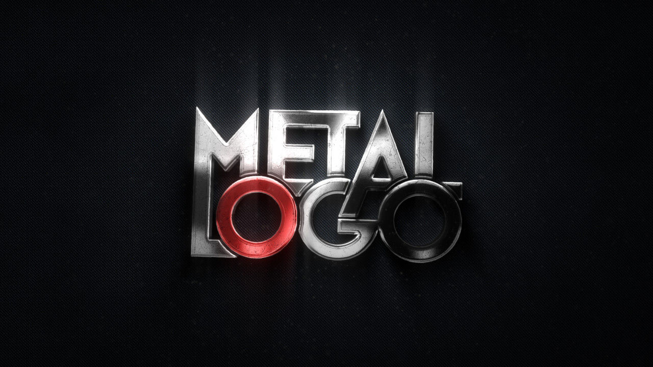 光滑的金属logo展示动画16设计素材网精选AE模板