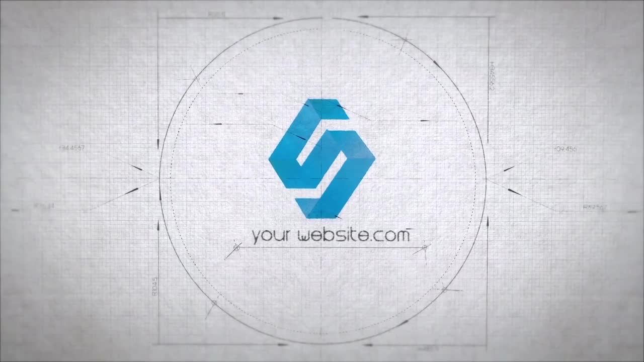 企业蓝图规划logo图标普贤居精选AE模板