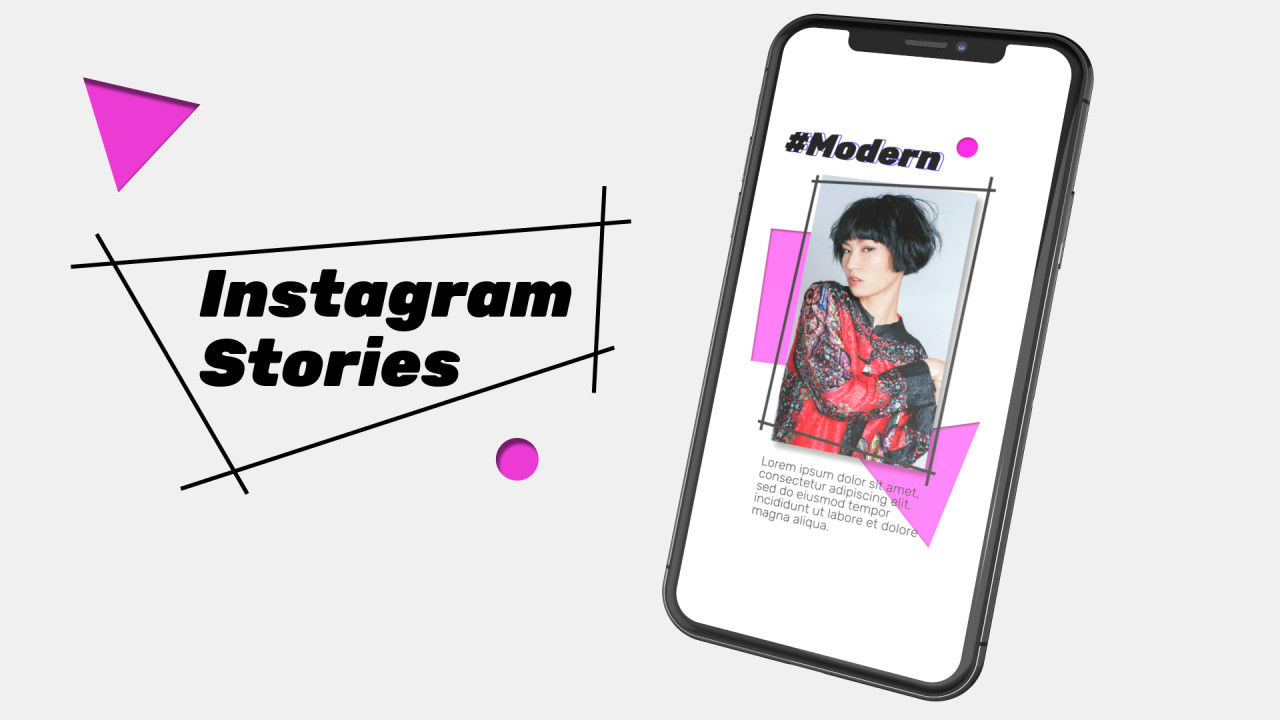 Instagram故事宣传介绍16设计素材网精选AE模板