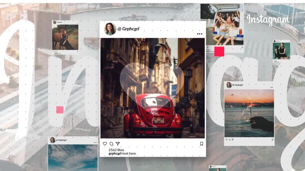 Instagram促销素材中国精选AE模板